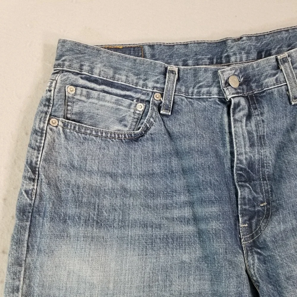 Levi's 514 jeans men's 36x32 regular fit straight blue denim pants
